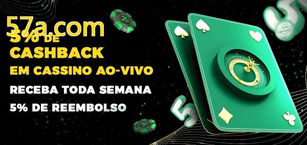 Promoções do cassino ao Vivo 57a.com